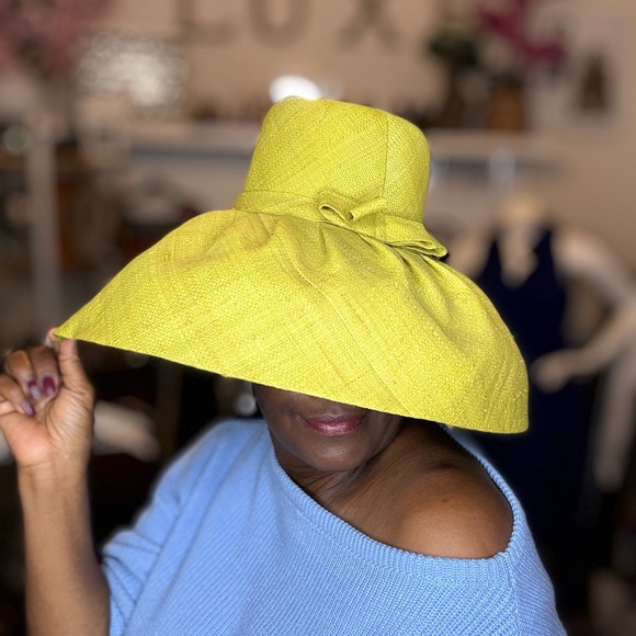 Rosebud Hats Lime Hat • Excellent - Picture 11 of 11